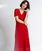 【ノエラ/Noela】のレースニットワンピース 大人の最旬トレンドファッション＆コーディネート founy(ファウニー) ファッション Fashion レディースファッション Fashion for Women ワンピース Dresses ニットワンピース Knit Dresses インナー Innerwear インナーキャミ Inner Camisole コンパクト Compact, Small Size フィット Fit, Slim Fit フレア Flare, Flared ポケット Pocket, Pocket Detail レース Lace, Lace Fabric 羽織 Haori, Light Jacket thumbnail レッド|ID: prp329100004976590 ipo3291000000037302356