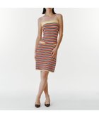 【エストネーション/ESTNATION】のUNUS / Tube Knit Dress ストライプ系イエロー|ID: prp329100004976595 ipo3291000000037361280