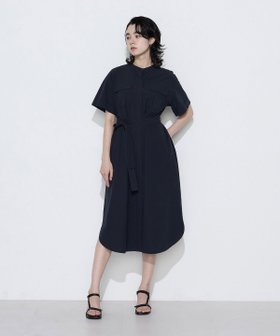 【コムサ/COMME CA】のタイプライター ロングシャツドレス 大人の最旬トレンドファッション＆コーディネート founy(ファウニー) ファッション Fashion レディースファッション Fashion for Women トップス・カットソー Cut & Sew Tops シャツ・ブラウス・オフィスカジュアル Elegant Blouses & Button-Ups ワンピース Dresses フォーマル・パーティードレス・結婚式用ドレス Elegant & Casual Dresses エアリー Airy Texture カッティング Cutting Detail サマー Summer, Summer Style タイプライター Typewriter Fabric, Crisp Cotton タンブラー Tumbler, Travel Mug ドレス Dress, One-Piece ポケット Pocket, Pocket Detail ワーク Workwear, Utility Style 半袖 Short Sleeve, Half Sleeve |ID:prp329100004976597