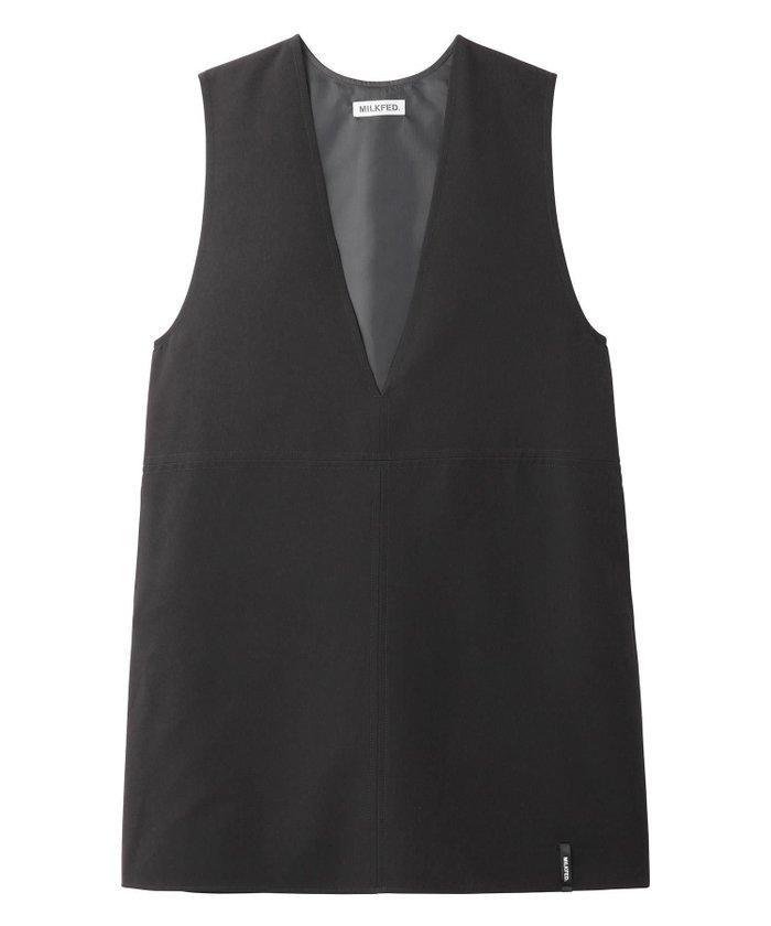 【ミルクフェド/MILKFED.】のV NECK MINI DRESS インテリア・キッズ・メンズ・レディースファッション・服の通販 founy(ファウニー) https://founy.com/ ファッション Fashion レディースファッション Fashion for Women ワンピース Dresses フォーマル・パーティードレス・結婚式用ドレス Elegant & Casual Dresses トレンド Trend, Trending Now ドレス Dress, One-Piece ハイネック High Neck, Mock Neck おすすめ Recommended / Our Picks エレガント 上品 Elegant |ID: prp329100004976601 ipo3291000000037302393