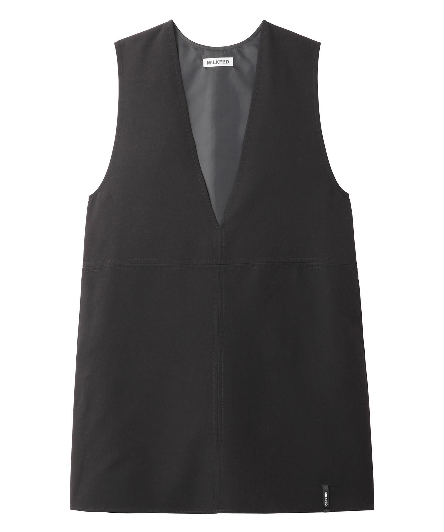 【ミルクフェド/MILKFED.】のV NECK MINI DRESS 大人の最旬トレンドファッション＆コーディネート founy(ファウニー) 　ファッション　Fashion　レディースファッション　Fashion for Women　ワンピース　Dresses　フォーマル・パーティードレス・結婚式用ドレス　Elegant & Casual Dresses　トレンド　Trend, Trending Now　ドレス　Dress, One-Piece　ハイネック　High Neck, Mock Neck　おすすめ　Recommended / Our Picks　エレガント 上品　Elegant　 other-1|ID: prp329100004976601 ipo3291000000037302393