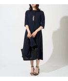 【ジョルジュ レッシュ/GEORGES RECH】のドライタッチジャージーフレアワンピース ネイビー|ID: prp329100004976619 ipo3291000000037361135