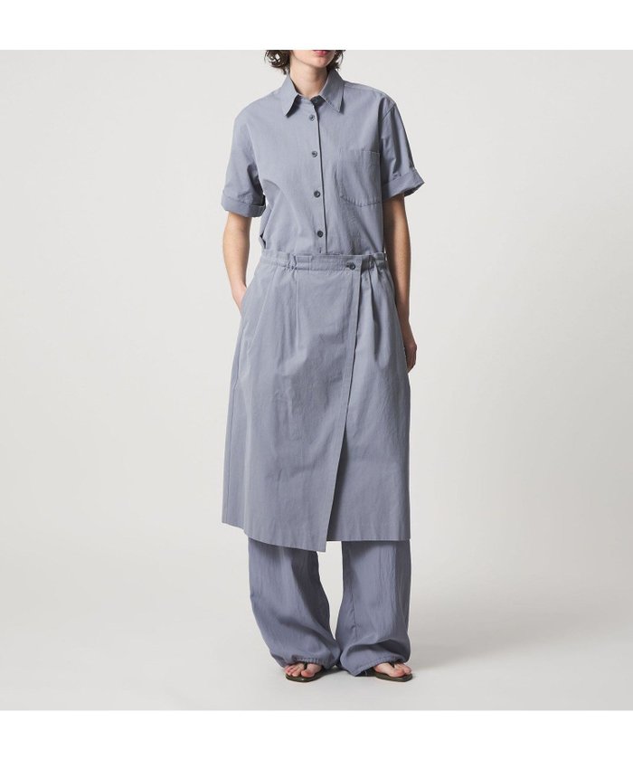 【ビューティ&ユース ユナイテッドアローズ/BEAUTY&YOUTH / UNITED ARROWS】の6(ROKU) コットン シャツ スカート ワンピース インテリア・キッズ・メンズ・レディースファッション・服の通販 founy(ファウニー) https://founy.com/ ファッション Fashion レディースファッション Fashion for Women スカート Skirts セパレート Separate, Two-Piece ドローストリング Drawstring, Pull Cord ポケット Pocket, Pocket Detail ラップ Wrap, Wrap Design レギンス Leggings, Stretch Pants 羽織 Haori, Light Jacket |ID: prp329100004976634 ipo3291000000037302503