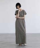 【ローリーズファーム/LOWRYS FARM】のマルチボーダーワンピSS 大人の最旬トレンドファッション＆コーディネート founy(ファウニー) ファッション Fashion レディースファッション Fashion for Women ワンピース Dresses おすすめ Recommended / Our Picks スリット Slit, Slit Detail ボーダー Border, Stripe ポケット Pocket, Pocket Detail 夏 Summer thumbnail ブラウン58|ID: prp329100004976639 ipo3291000000037302522