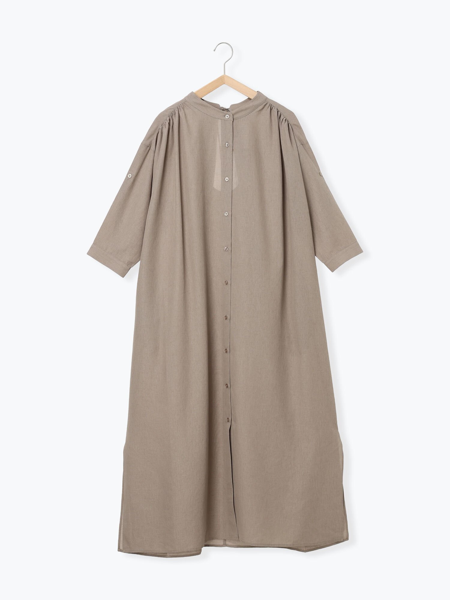【サマンサモスモス/Samansa Mos2】のバックシャンワンピース インテリア・キッズ・メンズ・レディースファッション・服の通販 founy(ファウニー) 　ファッション　Fashion　レディースファッション　Fashion for Women　ワンピース　Dresses　おすすめ　Recommended / Our Picks　ジャケット　Jacket, Outerwear　スリーブ　Sleeve, Long Sleeve / Short Sleeve　ベージュ|ID: prp329100004976644 ipo3291000000037302537