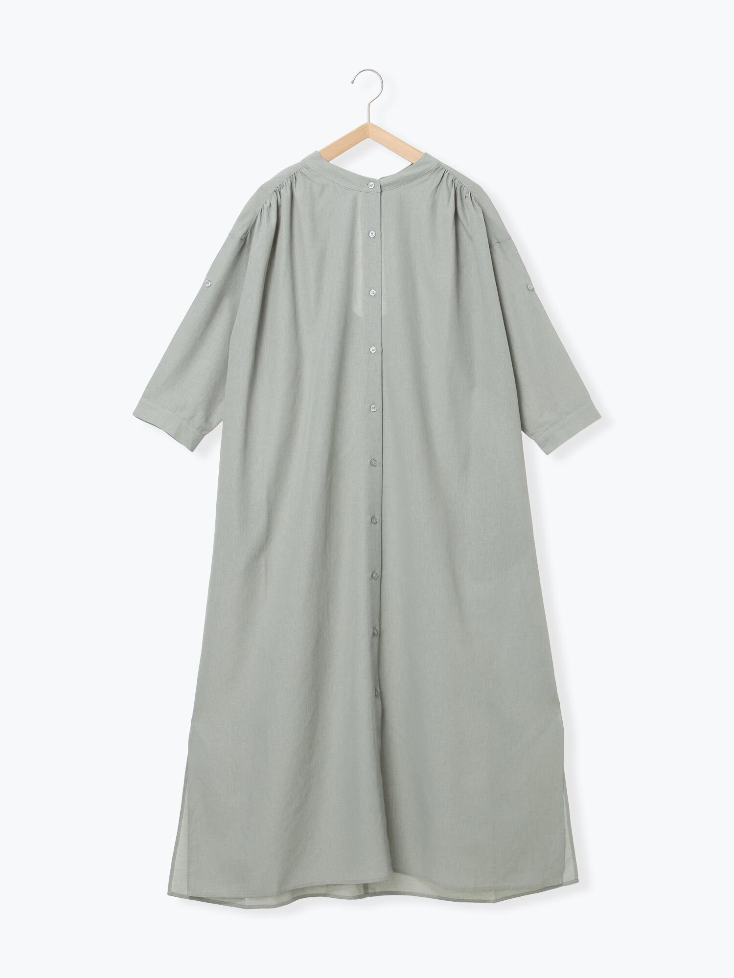 【サマンサモスモス/Samansa Mos2】のバックシャンワンピース インテリア・キッズ・メンズ・レディースファッション・服の通販 founy(ファウニー) 　ファッション　Fashion　レディースファッション　Fashion for Women　ワンピース　Dresses　おすすめ　Recommended / Our Picks　ジャケット　Jacket, Outerwear　スリーブ　Sleeve, Long Sleeve / Short Sleeve　ミント|ID: prp329100004976644 ipo3291000000037302538