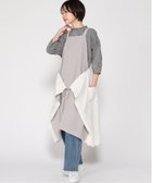 【クラウドナイン/cloudnine】のcloudnine/【2026 新作】4WAYダブルエプロン レース切替ナチュラル ワンピース風で着られる着回しデザイン 90 パープル|ID: prp329100004976647 ipo3291000000037302549