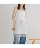 【レトロガール/RETRO GIRL】のレース切替サテンOP 大人の最旬トレンドファッション＆コーディネート founy(ファウニー) ファッション Fashion レディースファッション Fashion for Women ワンピース Dresses カーディガン Cardigan, Knitwear キャミワンピース Cami Dress, Slip Dress サテン Satin, Glossy Fabric ショルダー Shoulder, Shoulder Strap デニム Denim, Jeans Material トレンド Trend, Trending Now ベーシック Basic, Essential レース Lace, Lace Fabric 切替 Switching, Contrast Panel thumbnail オフホワイト|ID: prp329100004976648 ipo3291000000037302551