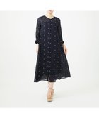 【シビラ/SYBILLA】のダイヤ刺繍リネンドレス 大人の最旬トレンドファッション＆コーディネート founy(ファウニー) ファッション Fashion レディースファッション Fashion for Women ワンピース Dresses フォーマル・パーティードレス・結婚式用ドレス Elegant & Casual Dresses アンダー Underwear Essentials ドレス Dress, One-Piece フロント Front, Front Design リネン Linen, Linen Fabric ロング Long, Long-Length エレガント 上品 Elegant 冬 Winter / This Winter 夏 Summer 春 Spring 秋 Autumn 羽織 Haori, Light Jacket thumbnail ダークネイビー|ID: prp329100004976664 ipo3291000000037302599