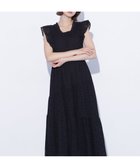 【ジルバイジルスチュアート/JILL by JILLSTUART】のカットワークティアードワンピース ブラック|ID: prp329100004976683 ipo3291000000037302678