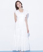【ジルバイジルスチュアート/JILL by JILLSTUART】のカットワークティアードワンピース ホワイト|ID: prp329100004976683 ipo3291000000037302679