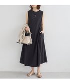 【ルクールブラン/le.coeur blanc】の【撥水・UV・接触冷感】ノースリワンピース ブラック|ID: prp329100004976686 ipo3291000000037361422