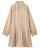 【ミルクフェド/MILKFED.】のPLAID TUNIC SHIRT BEIGE|ID: prp329100004976690 ipo3291000000037302701