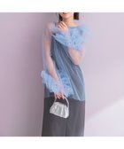 【アーバンリサーチ ロッソ/URBAN RESEARCH ROSSO】のANDRESD BLOOMING TULLE DRESS 大人の最旬トレンドファッション＆コーディネート founy(ファウニー) ファッション Fashion レディースファッション Fashion for Women ワンピース Dresses フォーマル・パーティードレス・結婚式用ドレス Elegant & Casual Dresses インナー Innerwear チュール Tulip, Tulip Motif ドレス Dress, One-Piece バランス Balance, Style Balance フリル Frill, Ruffle S/S・春夏 SS, Spring/Summer, Warm Season 夏 Summer エレガント 上品 Elegant 結婚式 Wedding 2026年 2026 2026春夏・S/S Spring/Summer 2026 SS26 thumbnail ライトブルー|ID: prp329100004976699 ipo3291000000037302731