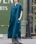 【アーバンリサーチ ドアーズ/URBAN RESEARCH DOORS】のFORK SPOON リネンレーヨンシャツワンピース グリーン系その他|ID: prp329100004976701 ipo3291000000037302738