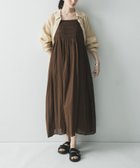 【アーバンリサーチ/URBAN RESEARCH】のコットンギャザーキャミワンピース 大人の最旬トレンドファッション＆コーディネート founy(ファウニー) ファッション Fashion レディースファッション Fashion for Women ワンピース Dresses キャミソールワンピース Camisole Dresses インド Indian Textile インナー Innerwear シアー Sheer, See-Through シャーリング Shirring, Ruched タンク Tank Top, Sleeveless Top バランス Balance, Style Balance フィット Fit, Slim Fit ベスト Vest, Waistcoat リラックス Relax, Relaxed Fit S/S・春夏 SS, Spring/Summer, Warm Season おすすめ Recommended / Our Picks 夏 Summer 2026年 2026 2026春夏・S/S Spring/Summer 2026 SS26 thumbnail ブラウン|ID: prp329100004976712 ipo3291000000037302775