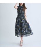 【スウィングル/Swingle】の【4/10(Fri)発売】シアーグリーンフラワーワンピース 大人の最旬トレンドファッション＆コーディネート founy(ファウニー) ファッション Fashion レディースファッション Fashion for Women ワンピース Dresses カーディガン Cardigan, Knitwear シャーリング Shirring, Ruched ノースリーブ Sleeveless, No-Sleeve ブルゾン Blouson, Bomber Jacket プリント Print, Printed Pattern ロング Long, Long-Length 夏 Summer thumbnail 黒系花柄|ID: prp329100004976723 ipo3291000000037302813