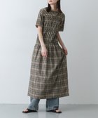 【センスオブプレイス/SENSE OF PLACE by URBAN RESEARCH】のチェックシャーリングワンピース 大人の最旬トレンドファッション＆コーディネート founy(ファウニー) ファッション Fashion レディースファッション Fashion for Women ワンピース Dresses 2026年 2026 2026春夏・S/S Spring/Summer 2026 SS26 ギャザー Gathered, Ruffled チェック Check, Plaid, Tartan 夏 Summer S/S・春夏 SS, Spring/Summer, Warm Season thumbnail ベージュ系その他|ID: prp329100004976726 ipo3291000000037302823