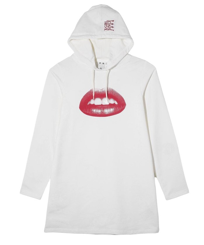 【エックスガール/X-girl】のLIP DRESS インテリア・キッズ・メンズ・レディースファッション・服の通販 founy(ファウニー) https://founy.com/ ファッション Fashion レディースファッション Fashion for Women ワンピース Dresses フォーマル・パーティードレス・結婚式用ドレス Elegant & Casual Dresses ショート Short, Short Length スウェット / スエット Sweatshirt, Sweatwear ストーン Stone, Gem-Like プリント Print, Printed Pattern ミリタリー Military, Army Style リップ Lip, Lip Motif ロング Long, Long-Length ワンポイント One Point, Statement Accent おすすめ Recommended / Our Picks |ID: prp329100004976730 ipo3291000000037302835