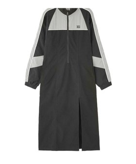 【エックスガール/X-girl】のPANELED TRACK DRESS 大人の最旬トレンドファッション＆コーディネート founy(ファウニー) ファッション Fashion レディースファッション Fashion for Women ワンピース Dresses フォーマル・パーティードレス・結婚式用ドレス Elegant & Casual Dresses キャップ Cap, Baseball Cap ジャケット Jacket, Outerwear スリット Slit, Slit Detail ツイル Twist, Twisted Detail ロング Long, Long-Length |ID:prp329100004976735