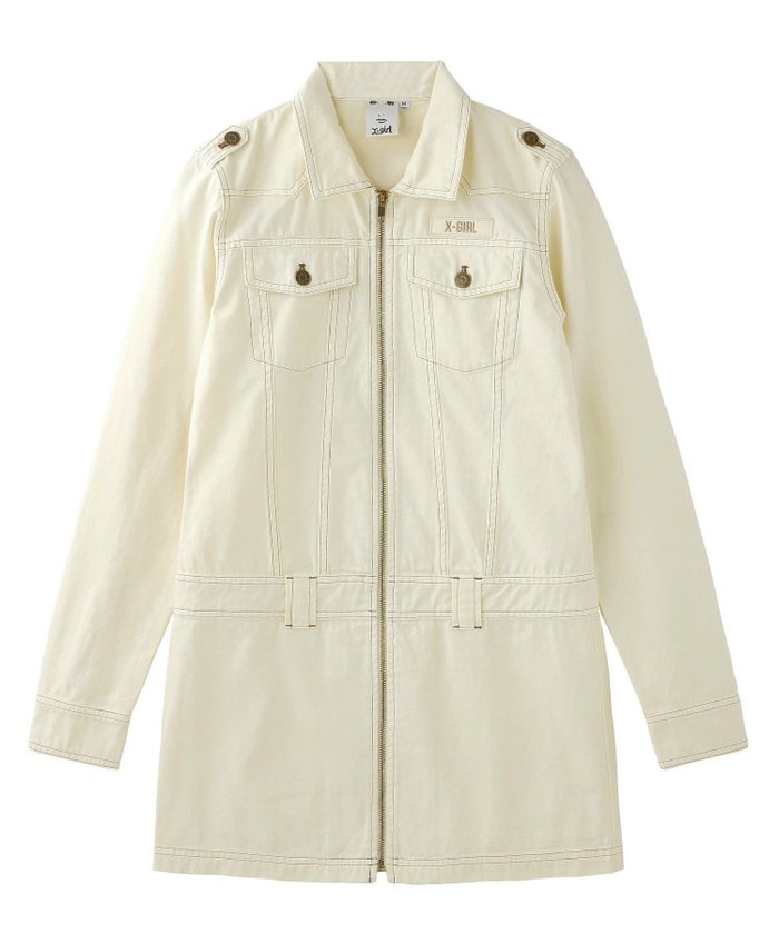 【エックスガール/X-girl】のTRUCKER MINI DRESS インテリア・キッズ・メンズ・レディースファッション・服の通販 founy(ファウニー) https://founy.com/ ファッション Fashion レディースファッション Fashion for Women ワンピース Dresses フォーマル・パーティードレス・結婚式用ドレス Elegant & Casual Dresses 今季 This Season, Current Season ロング Long, Long-Length 再入荷 Restock / Back in Stock おすすめ Recommended / Our Picks |ID: prp329100004976737 ipo3291000000037302857