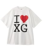 【エックスガール/X-girl】のSTENCIL I LOVE XG LOGO S/S BIG TEE DRESS WHITE|ID: prp329100004976742 ipo3291000000037302873