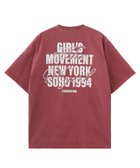 【エックスガール/X-girl】のFADED MIX FONT LOGO S/S BIG TEE DRESS BURGUNDY|ID: prp329100004976744 ipo3291000000037302881