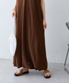 【チャオパニックティピー/CIAOPANIC TYPY】の【さらっと快適】微配色ステッチドライタッチ裾バルーンカットソーワンピース 大人の最旬トレンドファッション＆コーディネート founy(ファウニー) ファッション Fashion レディースファッション Fashion for Women ワンピース Dresses カーディガン Cardigan, Knitwear キャップ Cap, Baseball Cap サンダル Sandals, Summer Shoes シンプル Simple, Minimal スカーフ Scarf, Neckwear スニーカー Sneakers, Trainers スリーブ Sleeve, Long Sleeve / Short Sleeve デコルテ Décolleté, Neckline バルーン Balloon, Balloon Silhouette フレンチ French, French Style ポーチ Pouch, Small Case 無地 Plain, Solid Color おすすめ Recommended / Our Picks エレガント 上品 Elegant thumbnail ブラウン|ID: prp329100004976760 ipo3291000000037302932