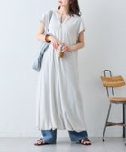 【チャオパニックティピー/CIAOPANIC TYPY】の【さらっと快適】微配色ステッチドライタッチ裾バルーンカットソーワンピース 大人の最旬トレンドファッション＆コーディネート founy(ファウニー) ファッション Fashion レディースファッション Fashion for Women ワンピース Dresses カーディガン Cardigan, Knitwear キャップ Cap, Baseball Cap サンダル Sandals, Summer Shoes シンプル Simple, Minimal スカーフ Scarf, Neckwear スニーカー Sneakers, Trainers スリーブ Sleeve, Long Sleeve / Short Sleeve デコルテ Décolleté, Neckline バルーン Balloon, Balloon Silhouette フレンチ French, French Style ポーチ Pouch, Small Case 無地 Plain, Solid Color おすすめ Recommended / Our Picks エレガント 上品 Elegant thumbnail グレー|ID: prp329100004976760 ipo3291000000037302933