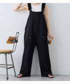 【チャオパニックティピー/CIAOPANIC TYPY】の【3サイズ展開】肩ドロストギャザーカットソポンチサロペット ブラック|ID: prp329100004976761 ipo3291000000037354154