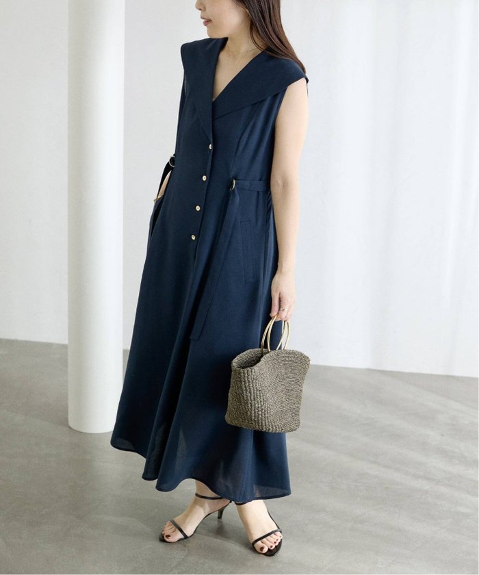 【ラ トータリテ/La TOTALITE】の【洗える】セーラーカラーワンピース インテリア・キッズ・メンズ・レディースファッション・服の通販 founy(ファウニー) https://founy.com/ ファッション Fashion レディースファッション Fashion for Women ワンピース Dresses 2026年 2026 2026春夏・S/S Spring/Summer 2026 SS26 エレガント 上品 Elegant 洗える Machine Washable |ID: prp329100004976764 ipo3291000000037360048