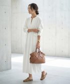 【スタイルデリ/STYLE DELI】の【LUXE】配色ステッチ両裾ファスナーワンピース ホワイト|ID: prp329100004976770 ipo3291000000037367544