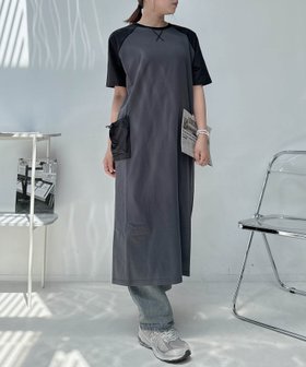 【アズノウアズ プラス/AS KNOW AS plus】の0『ゆったりサイズ』『体系カバー』ポケット付き ラグランTシャツワンピース 大人の最旬トレンドファッション＆コーディネート founy(ファウニー) ファッション Fashion レディースファッション Fashion for Women ワンピース Dresses シャツワンピース / 1枚で着映えコーデ Shirt Dresses シンプル Simple, Minimal ポケット Pocket, Pocket Detail 再入荷 Restock / Back in Stock |ID:prp329100004976780