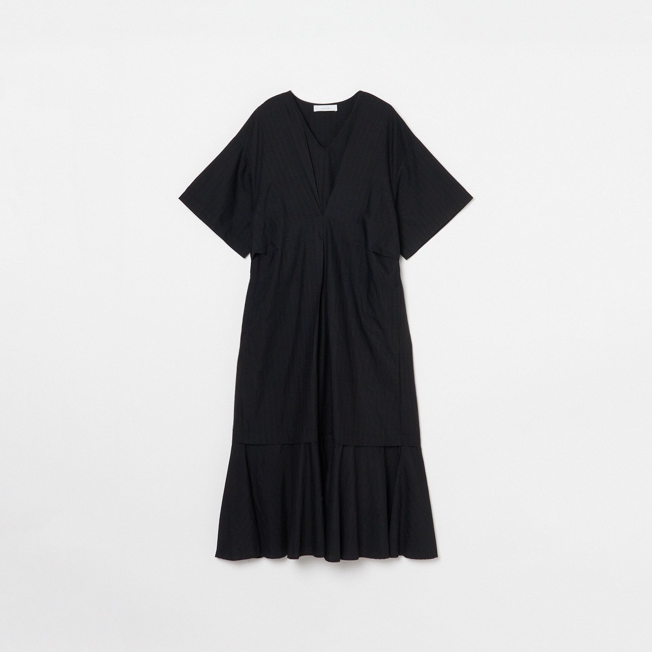 【エリオポール/heliopole】のSTRIPE STITCH V NECK DRESS 大人の最旬トレンドファッション＆コーディネート founy(ファウニー) 　ファッション　Fashion　レディースファッション　Fashion for Women　ワンピース　Dresses　フォーマル・パーティードレス・結婚式用ドレス　Elegant & Casual Dresses　スタンダード　Standard, Basic　ストライプ　Stripe, Striped Pattern　 other-1|ID: prp329100004976782 ipo3291000000037303002