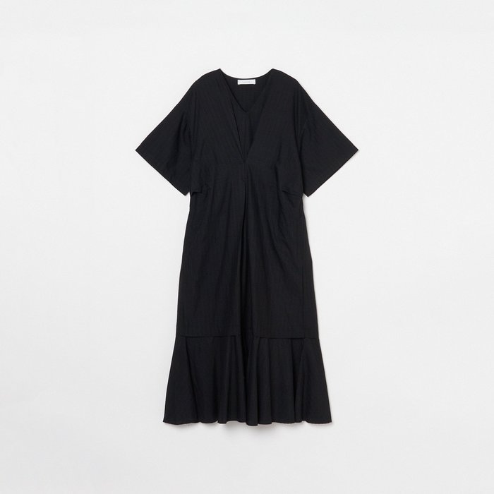 【エリオポール/heliopole】のSTRIPE STITCH V NECK DRESS インテリア・キッズ・メンズ・レディースファッション・服の通販 founy(ファウニー) https://founy.com/ ファッション Fashion レディースファッション Fashion for Women ワンピース Dresses フォーマル・パーティードレス・結婚式用ドレス Elegant & Casual Dresses スタンダード Standard, Basic ストライプ Stripe, Striped Pattern |ID: prp329100004976782 ipo3291000000037367504