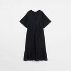 【エリオポール/heliopole】のSTRIPE STITCH V NECK DRESS ブラック|ID: prp329100004976782 ipo3291000000037367505