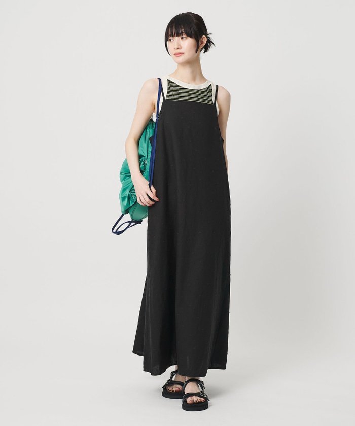【ビューティ&ユース ユナイテッドアローズ/BEAUTY&YOUTH / UNITED ARROWS】の麻ブレンド ドット キャミワンピース インテリア・キッズ・メンズ・レディースファッション・服の通販 founy(ファウニー) https://founy.com/ ファッション Fashion レディースファッション Fashion for Women ワンピース Dresses キャミソールワンピース Camisole Dresses ガーリー Girly, Feminine Style キャミワンピース Cami Dress, Slip Dress サンダル Sandals, Summer Shoes タンク Tank Top, Sleeveless Top ドット Polka Dot, Dot Pattern フラット Flat, Flat Shoes ポケット Pocket, Pocket Detail |ID: prp329100004976784 ipo3291000000037303007