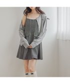 【ヘザー/Heather】の【POLO BCS(ポロ・ビーシーエス)】ZIPキャミミニワンピース グレー|ID: prp329100004976790 ipo3291000000037303027