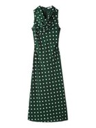 【スナイデル/SNIDEL】のアメスリドレープワンピース 大人の最旬トレンドファッション＆コーディネート founy(ファウニー) ファッション Fashion レディースファッション Fashion for Women ワンピース Dresses ウェーブ Wavy Pattern クラシカル Classical, Vintage-Inspired シャーリング Shirring, Ruched スマート Smart, Elegant ドット Polka Dot, Dot Pattern ドレープ Drape, Draping Fabric フィット Fit, Slim Fit ロング Long, Long-Length おすすめ Recommended / Our Picks エレガント 上品 Elegant thumbnail GRN[024]|ID: prp329100004976803 ipo3291000000037303069