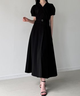 【ジュノア/JUNOAH】のベルト付きタックフレアノーカラーワンピース 大人の最旬トレンドファッション＆コーディネート founy(ファウニー) ファッション Fashion レディースファッション Fashion for Women ワンピース Dresses ベルト&ウエストマーク Belts & Waist Accessories ウォッシュ Washed Finish タンブラー Tumbler, Travel Mug ダメージ Distressed, Destroyed ネップ Nepp, Slub Yarn プリント Print, Printed Pattern おすすめ Recommended / Our Picks |ID:prp329100004976814