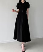 【ジュノア/JUNOAH】のベルト付きタックフレアノーカラーワンピース 大人の最旬トレンドファッション＆コーディネート founy(ファウニー) ファッション Fashion レディースファッション Fashion for Women ワンピース Dresses ベルト&ウエストマーク Belts & Waist Accessories ウォッシュ Washed Finish タンブラー Tumbler, Travel Mug ダメージ Distressed, Destroyed ネップ Nepp, Slub Yarn プリント Print, Printed Pattern おすすめ Recommended / Our Picks thumbnail ブラック|ID: prp329100004976814 ipo3291000000037303108