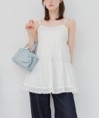 【レトロガール/RETRO GIRL】のレース付きミニキャミOP 大人の最旬トレンドファッション＆コーディネート founy(ファウニー) ファッション Fashion レディースファッション Fashion for Women トップス・カットソー Cut & Sew Tops キャミソール&ノースリーブ Camisoles & Sleeveless Tops おすすめ Recommended / Our Picks ガーリー Girly, Feminine Style ショート Short, Short Length デニム Denim, Jeans Material ボトム Bottoms, Lower Wear レース Lace, Lace Fabric 夏 Summer 春 Spring S/S・春夏 SS, Spring/Summer, Warm Season thumbnail オフホワイト|ID: prp329100004976824 ipo3291000000037303142
