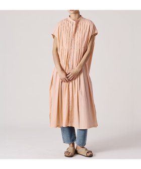 【ビショップ/Bshop】のコットンポプリン ピンタックシャツワンピース WOMEN 大人の最旬トレンドファッション＆コーディネート founy(ファウニー) ファッション Fashion レディースファッション Fashion for Women ワンピース Dresses シャツワンピース / 1枚で着映えコーデ Shirt Dresses インド Indian Textile スリーブ Sleeve, Long Sleeve / Short Sleeve ドレス Dress, One-Piece フレンチ French, French Style フロント Front, Front Design ボックス Boxy, Box Shape ロング Long, Long-Length 羽織 Haori, Light Jacket |ID:prp329100004976827
