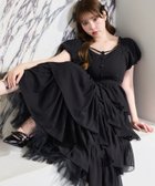 【ナイスクラップ/NICE CLAUP】の【Black Ribbon Collection】バックリボンティアードワンピ 大人の最旬トレンドファッション＆コーディネート founy(ファウニー) ファッション Fashion レディースファッション Fashion for Women ワンピース Dresses 2026年 2026 2026春夏・S/S Spring/Summer 2026 SS26 おすすめ Recommended / Our Picks カーディガン Cardigan, Knitwear サンダル Sandals, Summer Shoes ショート Short, Short Length スニーカー Sneakers, Trainers スリーブ Sleeve, Long Sleeve / Short Sleeve バランス Balance, Style Balance フェミニン Feminine, Girly ミュール Mule, Backless Shoes リボン Ribbon, Bow 夏 Summer 春 Spring S/S・春夏 SS, Spring/Summer, Warm Season thumbnail ブラック|ID: prp329100004976828 ipo3291000000037303157