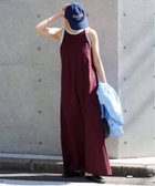 【アウトドアプロダクツ ユージュアルシングス/OUTDOOR PRODUCTS Usual Things】の追加 メッシュサーマルアメスリワンピース 大人の最旬トレンドファッション＆コーディネート founy(ファウニー) ファッション Fashion レディースファッション Fashion for Women ワンピース Dresses サーマル Thermal, Waffle Knit デニム Denim, Jeans Material ノースリーブ Sleeveless, No-Sleeve エレガント 上品 Elegant 夏 Summer thumbnail ボルドー|ID: prp329100004976833 ipo3291000000037303181