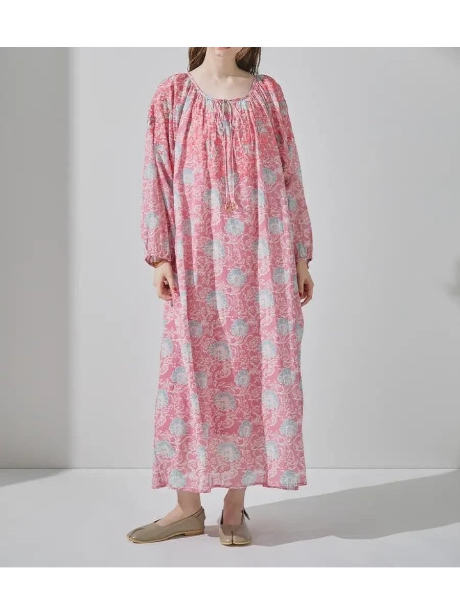 【ヴァン/Vin】のブロックプリント刺繍ワンピース 大人の最旬トレンドファッション＆コーディネート founy(ファウニー) 　ファッション　Fashion　レディースファッション　Fashion for Women　ワンピース　Dresses　おすすめ　Recommended / Our Picks　インナー　Innerwear　ギャザー　Gathered, Ruffled　クラシカル　Classical, Vintage-Inspired　デニム　Denim, Jeans Material　ドレス　Dress, One-Piece　ブロック　Block, Solid Block Pattern　プリント　Print, Printed Pattern　ペチコート　Petticoat, Underskirt　リボン　Ribbon, Bow　 other-1|ID: prp329100004976845 ipo3291000000037303221