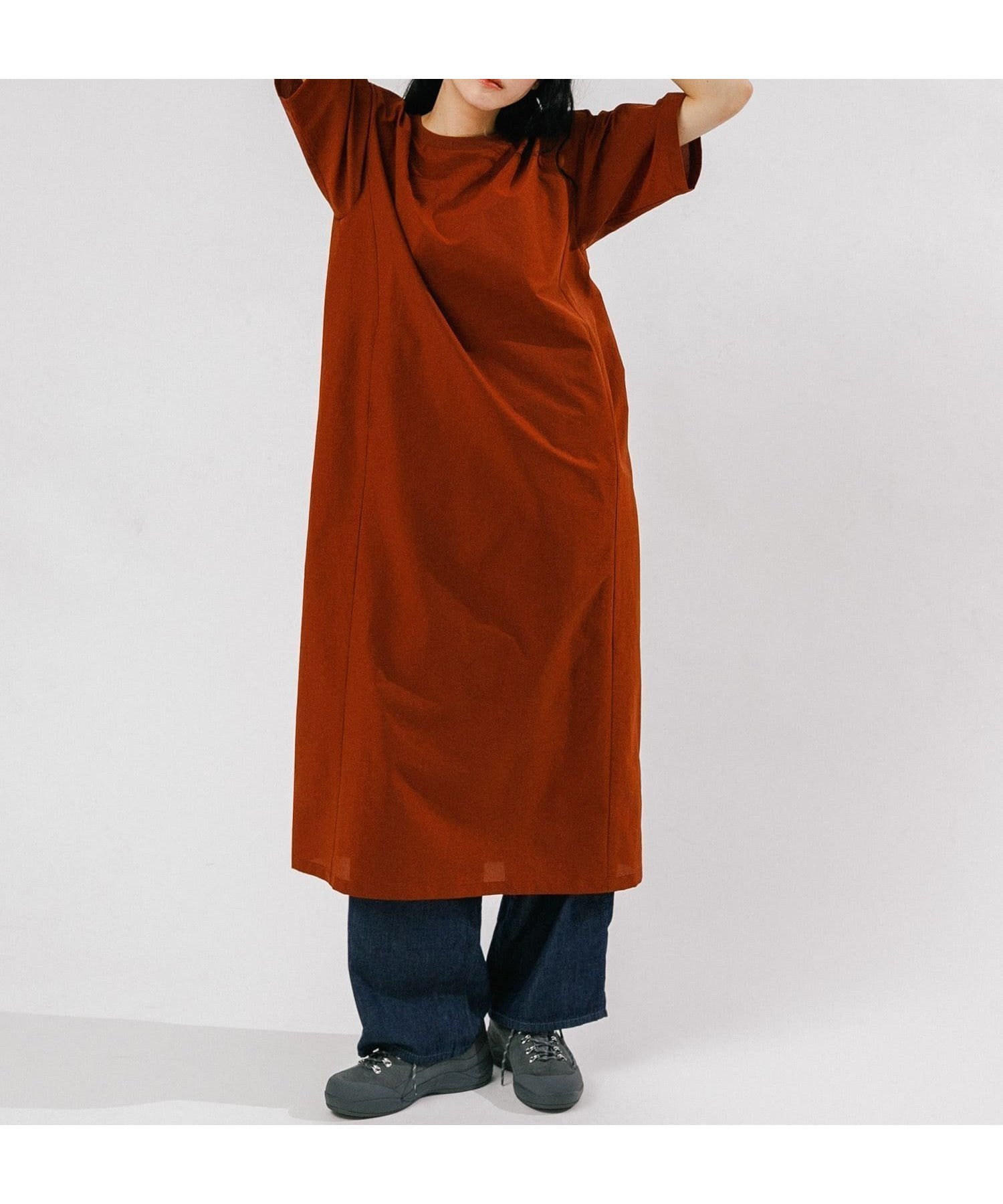 【アーバンリサーチ ドアーズ/URBAN RESEARCH DOORS】のDOT AIR ONEPIECE インテリア・キッズ・メンズ・レディースファッション・服の通販 founy(ファウニー) 　ファッション　Fashion　レディースファッション　Fashion for Women　軽量　Lightweight, Ultra Light　スピンドル　Spindle, Drawcord　プリント　Print, Printed Pattern　S/S・春夏　SS, Spring/Summer, Warm Season　夏　Summer　2026年　2026　2026春夏・S/S　Spring/Summer 2026 SS26　オレンジ系その他|ID: prp329100004976848 ipo3291000000037303234