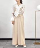 【リバーフィールド アンド コー/RIVER FIELD & Co】のレースラッフルオールインワンドレス 結婚式 パンツドレス パーティードレス 大人の最旬トレンドファッション＆コーディネート founy(ファウニー) ファッション Fashion レディースファッション Fashion for Women パンツ Pants & Trousers シェイプ Shape, Slim Fit ジャケット Jacket, Outerwear ドレス Dress, One-Piece フォルム Silhouette, Form フラップ Flap, Flap Pocket フレア Flare, Flared フロント Front, Front Design ポケット Pocket, Pocket Detail ラッフル Ruffle, Frill レース Lace, Lace Fabric 再入荷 Restock / Back in Stock おすすめ Recommended / Our Picks エレガント 上品 Elegant セレモニー Ceremony 結婚式 Wedding 披露宴 Wedding Reception 二次会 After Party thumbnail BE|ID: prp329100004976853 ipo3291000000037303250