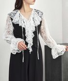 【リバーフィールド アンド コー/RIVER FIELD & Co】のレースラッフルオールインワンドレス 結婚式 パンツドレス パーティードレス 大人の最旬トレンドファッション＆コーディネート founy(ファウニー) ファッション Fashion レディースファッション Fashion for Women パンツ Pants & Trousers シェイプ Shape, Slim Fit ジャケット Jacket, Outerwear ドレス Dress, One-Piece フォルム Silhouette, Form フラップ Flap, Flap Pocket フレア Flare, Flared フロント Front, Front Design ポケット Pocket, Pocket Detail ラッフル Ruffle, Frill レース Lace, Lace Fabric 再入荷 Restock / Back in Stock おすすめ Recommended / Our Picks エレガント 上品 Elegant セレモニー Ceremony 結婚式 Wedding 披露宴 Wedding Reception 二次会 After Party thumbnail BK|ID: prp329100004976853 ipo3291000000037303251