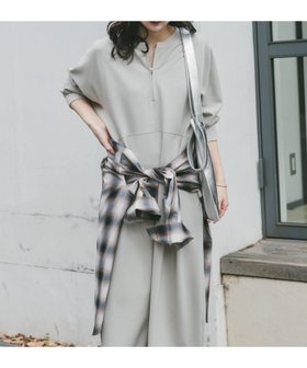 【アイテムズアーバンリサーチ/ITEMS URBAN RESEARCH】 ハーフジップドルマンワンピース大人の最旬トレンドファッション＆コーディネート founy(ファウニー) ファッション Fashion レディースファッション Fashion for Women ワンピース Dresses 2026年 2026 2026春夏・S/S Spring/Summer 2026 SS26 シンプル Simple, Minimal ジップ Zip, Zipper バランス Balance, Style Balance リラックス Relax, Relaxed Fit 夏 Summer S/S・春夏 SS, Spring/Summer, Warm Season |ID:prp329100004976864